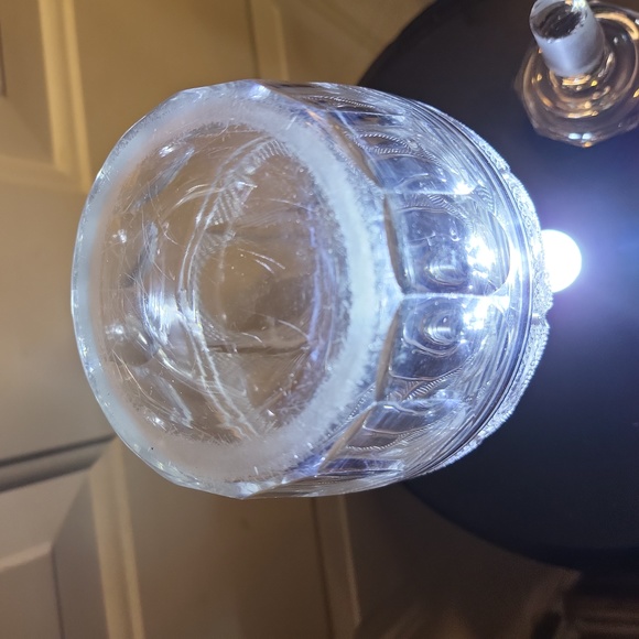 Edwardian Antique Cut Crystal Liquor Decanter with Stopper - Picture 9 of 11